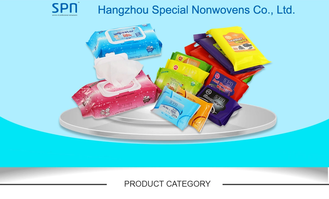 Special Nonwovens Ultra Soft Gentle Convenient and Pre-Moistened Disinfect Organic and Natural Streak Free Cleaning Wet Wipes