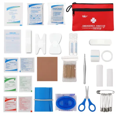 Maßgeschneiderter einfacher Reise-Brother-Medizinrucksack, Tasche, Thermodecke, Erste-Hilfe-Box